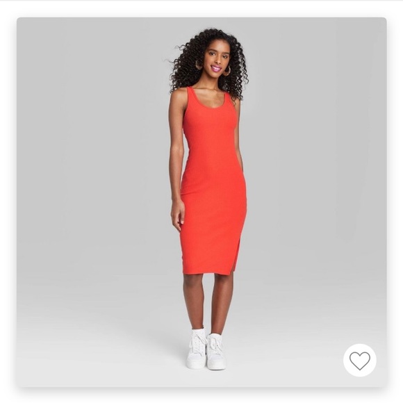 Target Wild Fable Dress In Coral Orange 